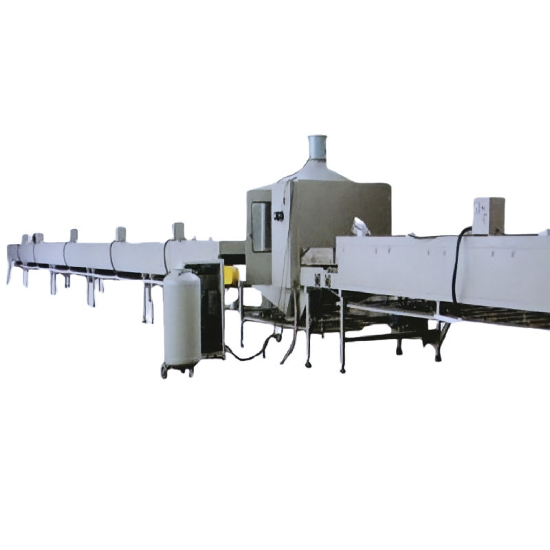 Stone coated roof tile machine