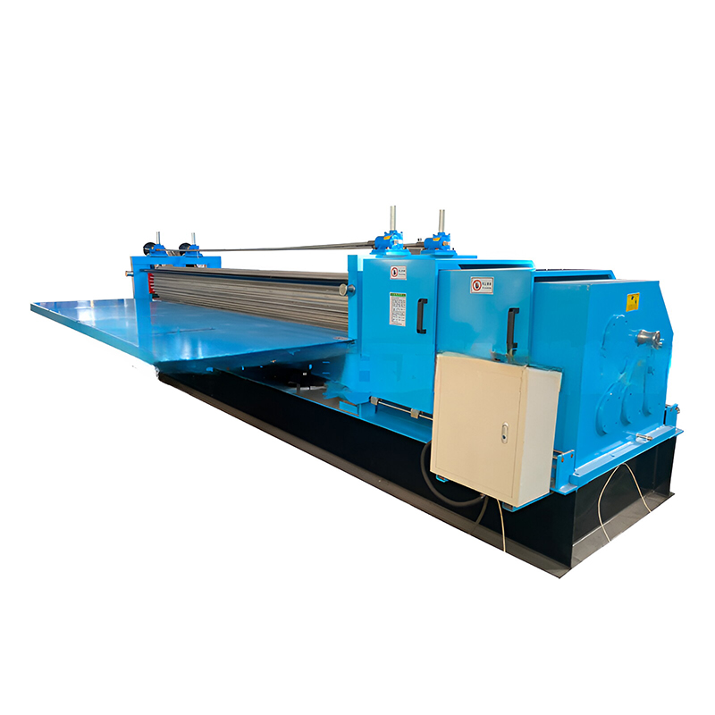 Horizontal wave roof sheet machine