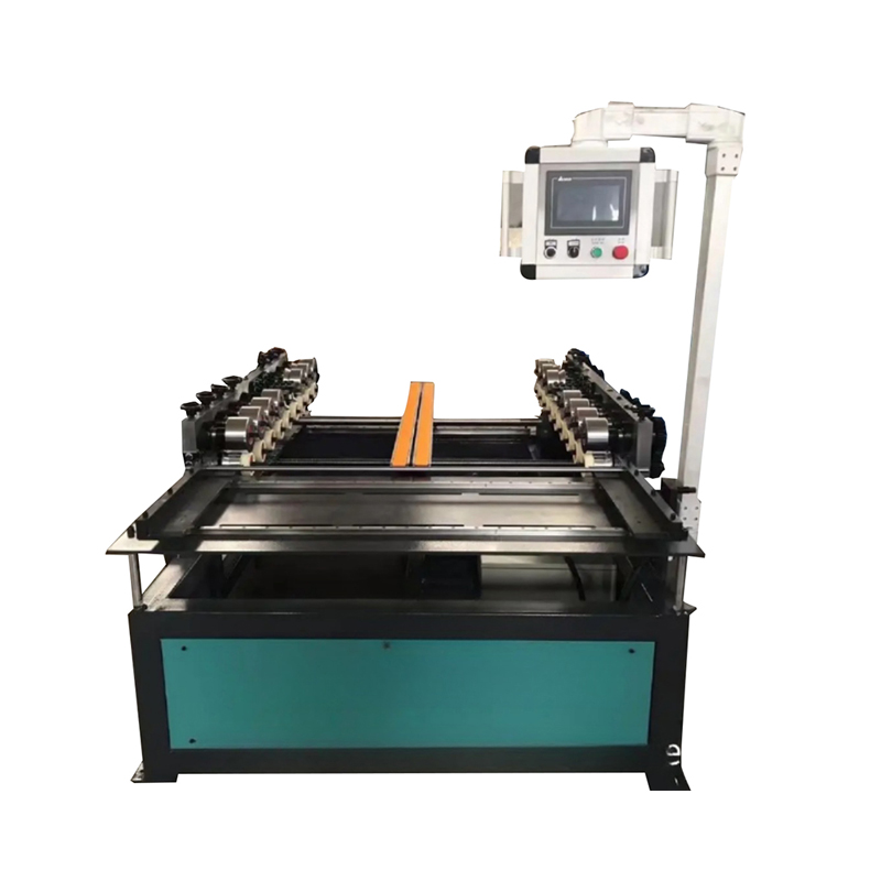 Color plate flanging machine